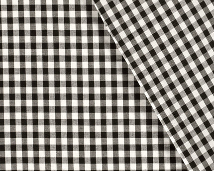 Cotton poplin checks