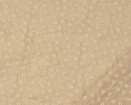Cotton voile embroidery