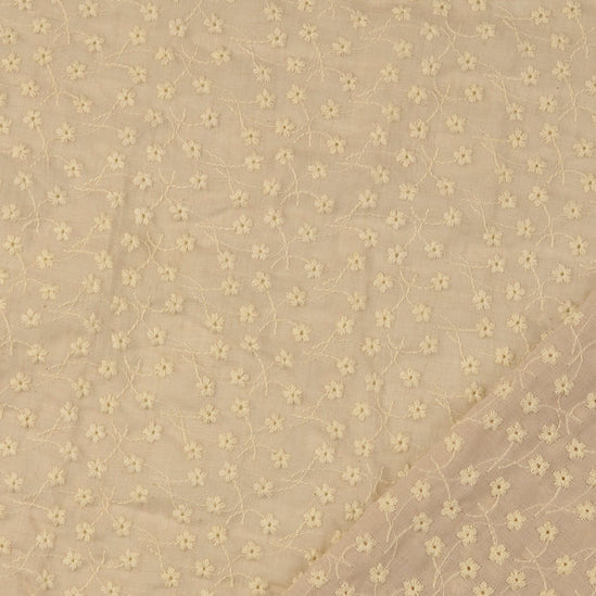 Cotton voile embroidery