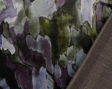 velvet fabric digital print batik Multicolor