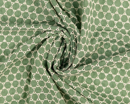 Cotton voile graphic