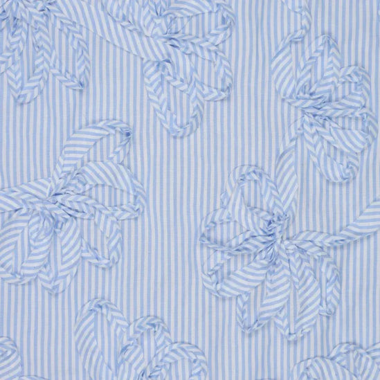 Cotton Stripe Embroidery (Coupon 55 cm)