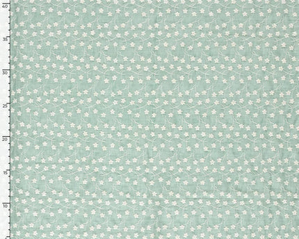 Cotton voile embroidery