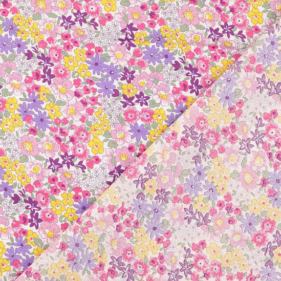 Poplin fabric flower