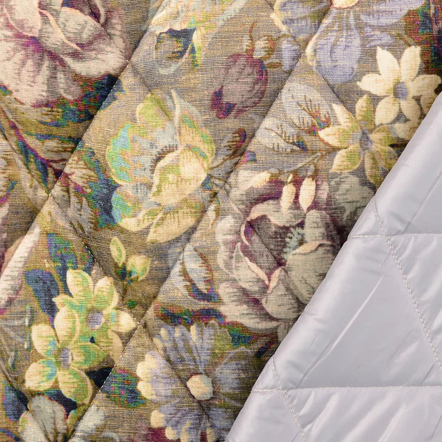 Velvet quilting fabric flower