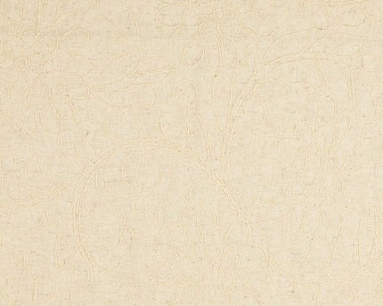 linen fabric embroidered flowers