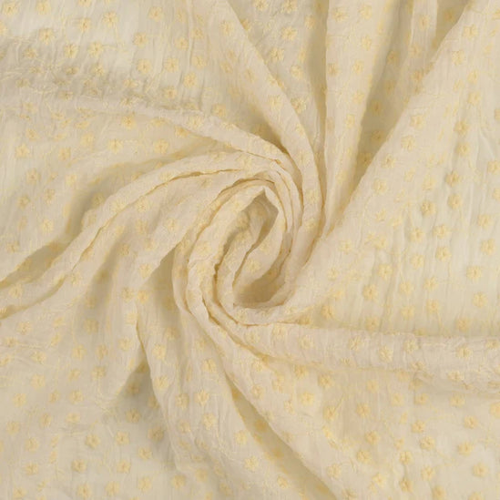 Cotton voile embroidery