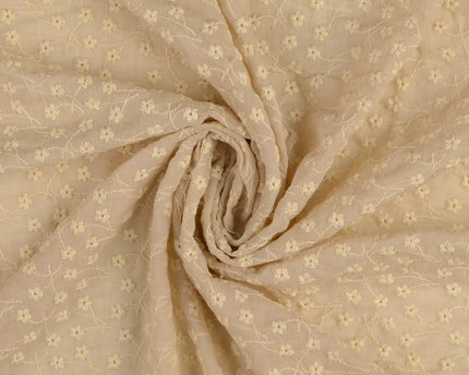 Cotton voile embroidery