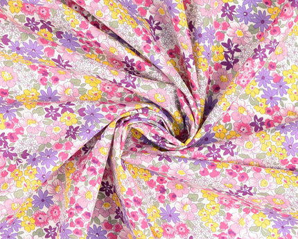 Poplin fabric flower