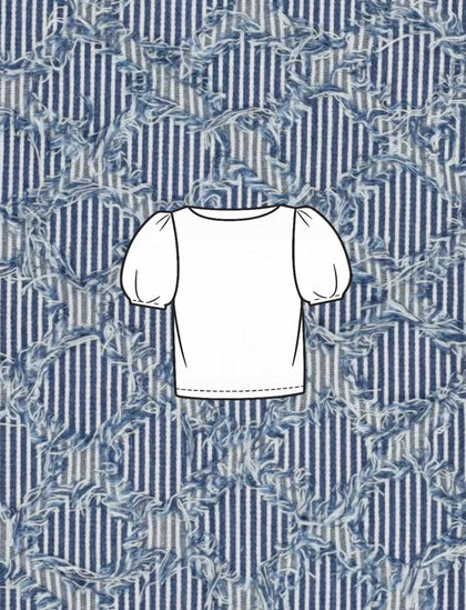 Naaipakket Top met pofmouwen