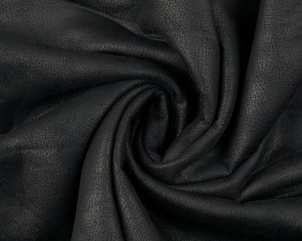 Faux Suede Fur Black
