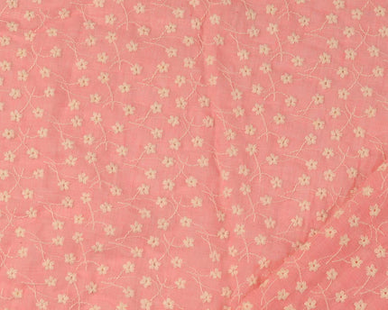 Cotton voile embroidery