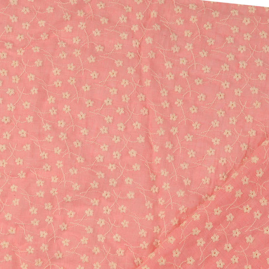 Cotton voile embroidery