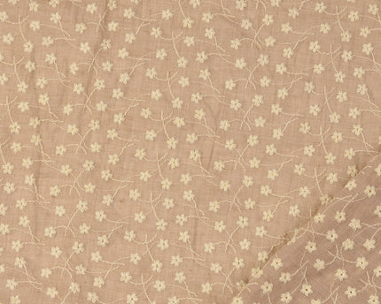 Cotton voile embroidery
