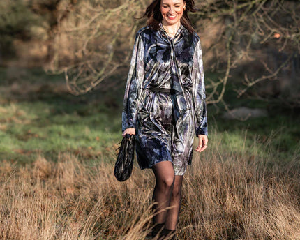 velvet fabric digital print batik Multicolor