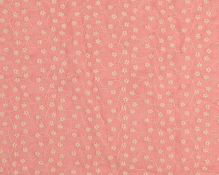 Cotton voile embroidery