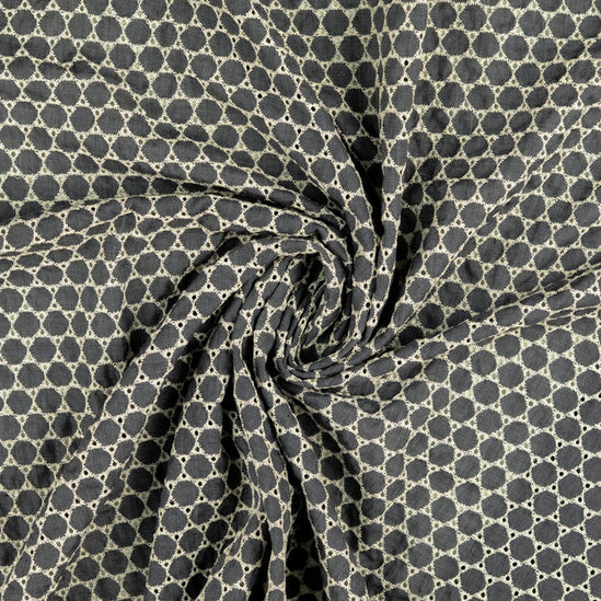 Cotton voile graphic