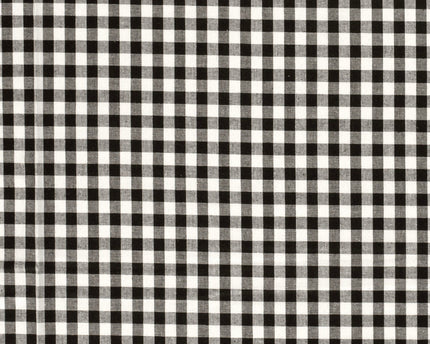 Cotton poplin checks