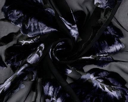 Burnout Velvet Flowers