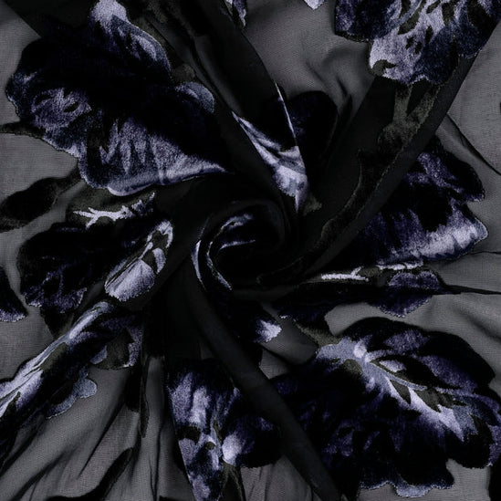 Burnout Velvet Flowers