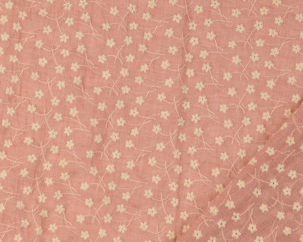 Cotton voile embroidery