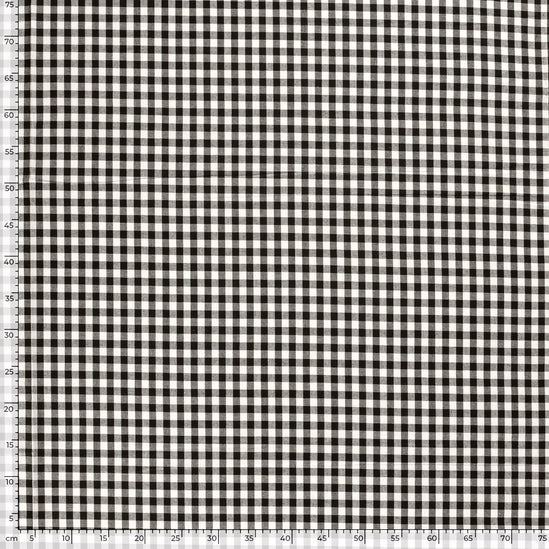 Cotton poplin checks
