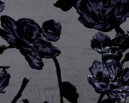 Burnout Velvet Flowers