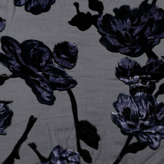 Burnout Velvet Flowers