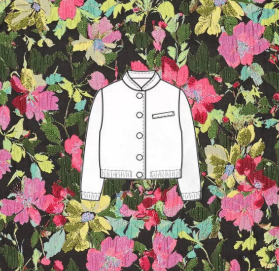 Naaipakket Jutta Bomberjack Jacquard (Lilly jacquard)
