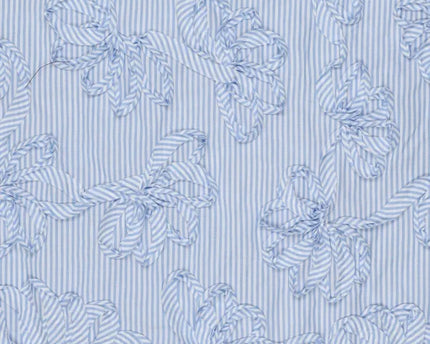 Cotton Stripe Embroidery (Coupon 55 cm)