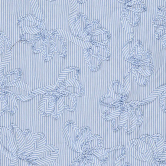 Cotton Stripe Embroidery (Coupon 55 cm)
