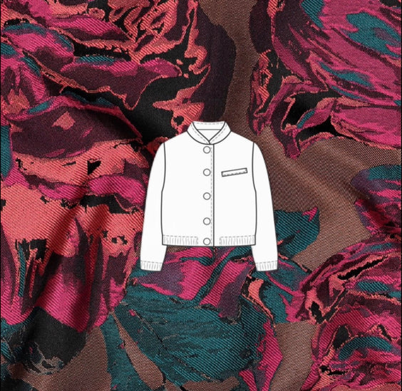 Naaipakket Jutta Bomberjack (Jacquard)