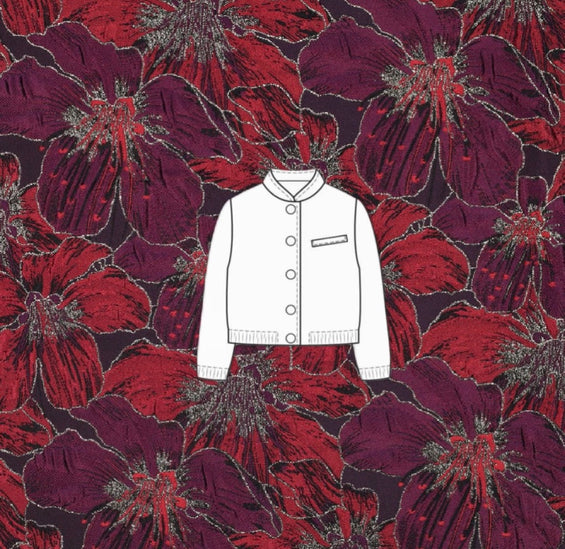 Naaipakket Jutta Bomberjack (Jacquard)