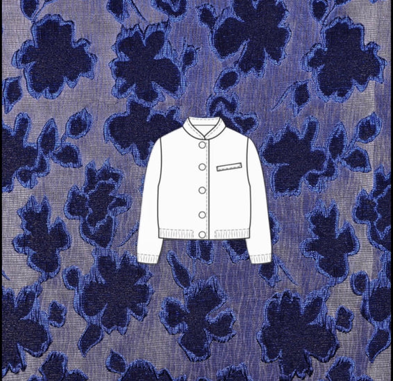 Naaipakket Jutta Bomberjack (Jacquard)