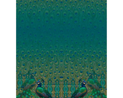 Peacock Glam Dress Panel