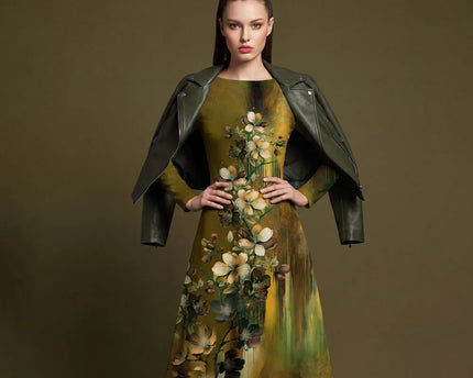 Magnolita dress panel