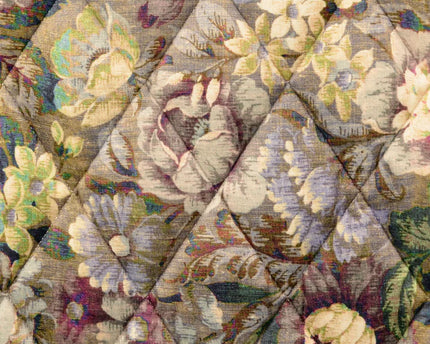 Velvet quilting fabric flower (Coupon 0.75m)