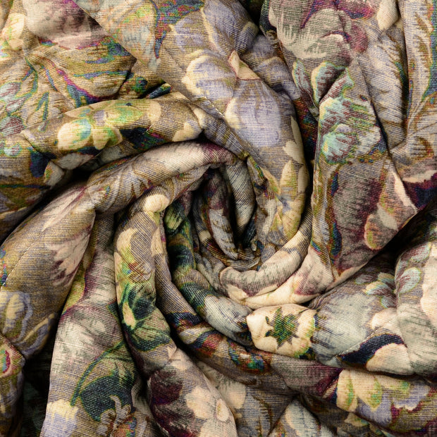 Velvet quilting fabric flower