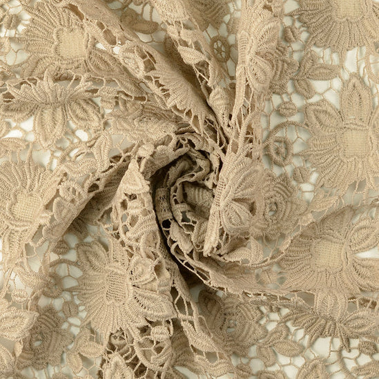 Lace fabric flowers