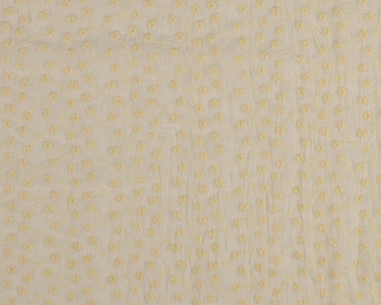 Cotton voile embroidery