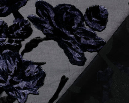 Burnout Velvet Flowers