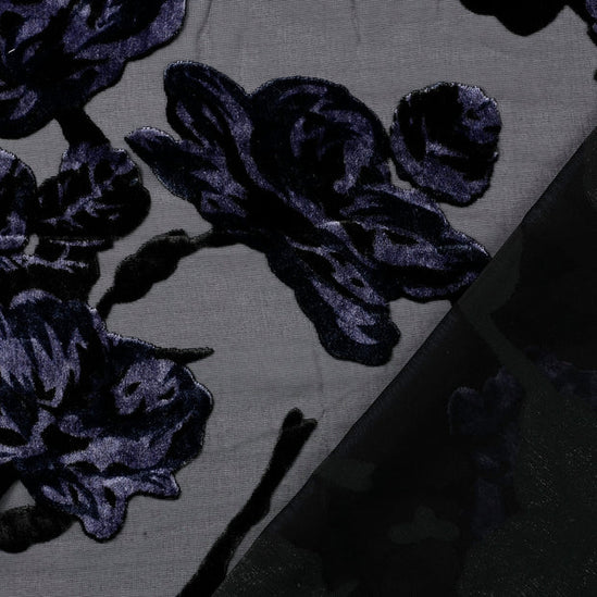 Burnout Velvet Flowers