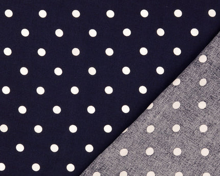 Viscose Poplin printed dots