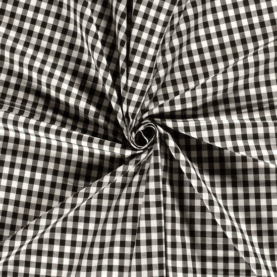 Cotton poplin checks