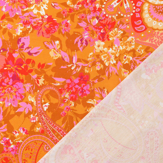 Cotton jersey paisley
