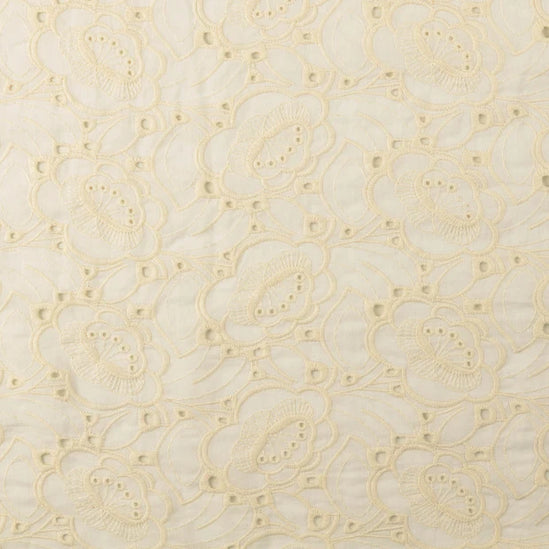 Cotton Poplin fabric embroidery