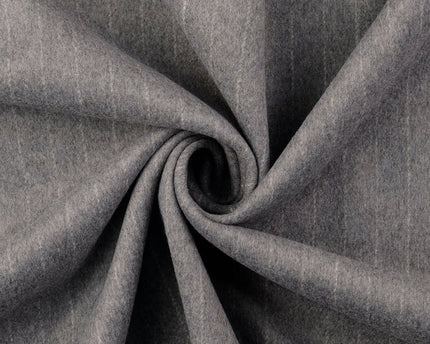 Wool stripe grey (Coupon 0.65m)