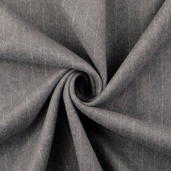 Wool stripe grey (Coupon 0.65m)