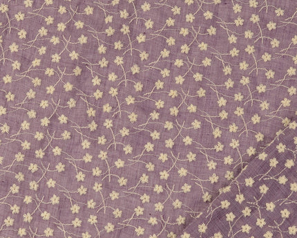 Cotton voile embroidery