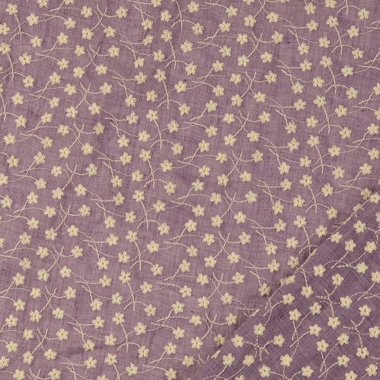 Cotton voile embroidery